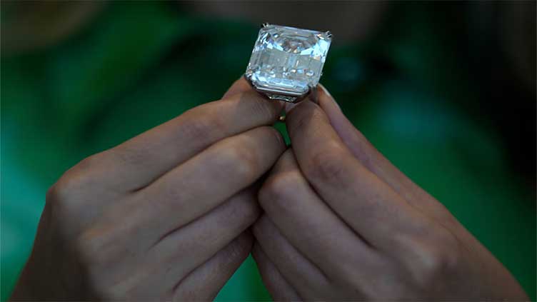 Rare blue diamond shines at $100m exhibition in Abu Dhabi