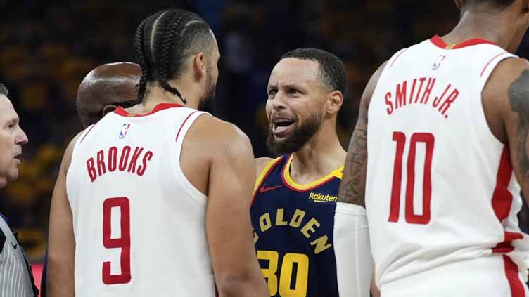 Jimmy Butler returns from injury absence to lead Warriors past Rockets 109-106 for 3-1 series lead