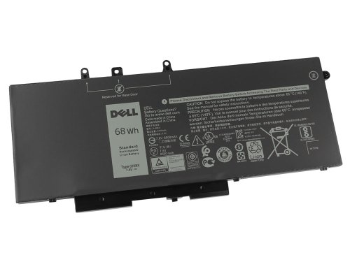 68Wh 8500mAh 4-Cell Dell Latitude 15 5591 P60F002 Battery