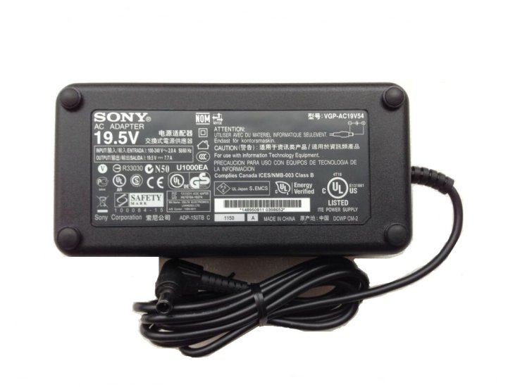 150W Sony Vaio PCG-9 Adapter Charger + Free Cord - Click Image to Close