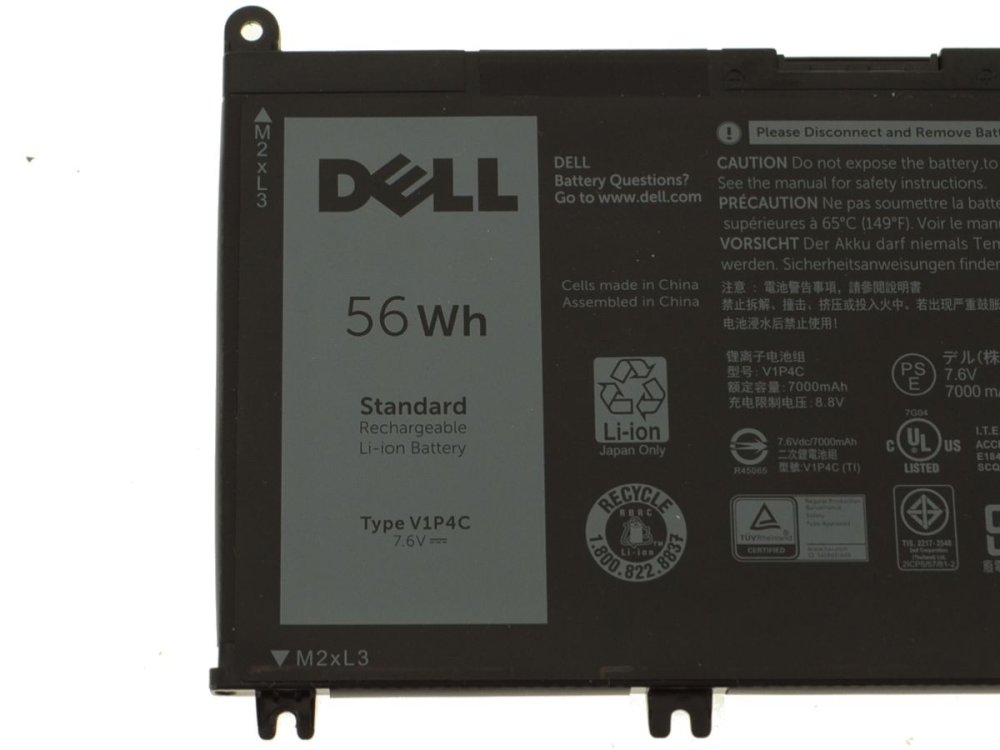 3500mAh 56WH 4-Cell Battery Dell Inspiron Chromebook 7486 P94G P94G001