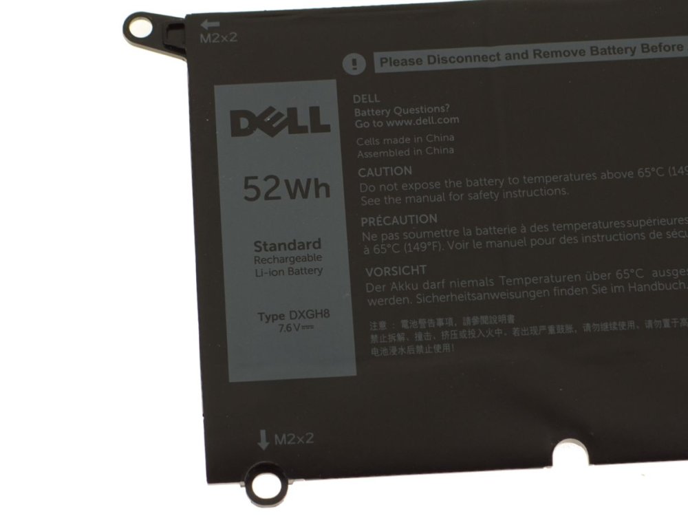 6500mAh 52Wh 4-Cell Battery Dell Inspiron 7391 2-in-1 P113G P113G001