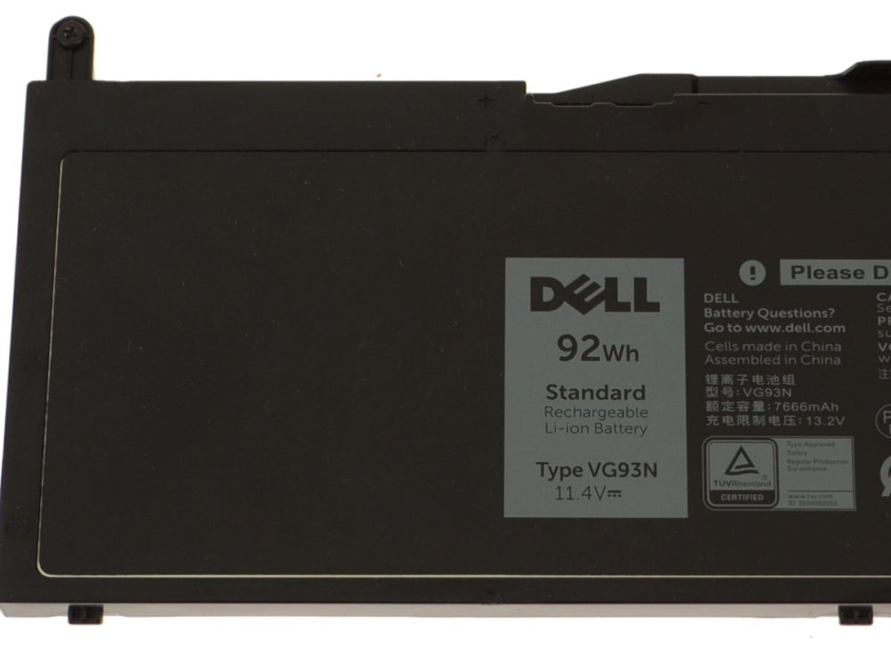 92Wh 7666mAh 6-Cell Dell VG93N NY5PG Battery