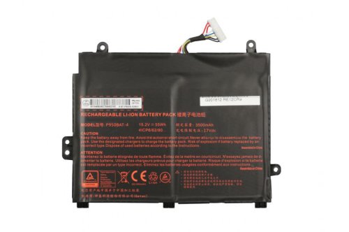 55Wh 3500mAh 4-Cell Schenker XMG Key 15 (P955HP6) Battery