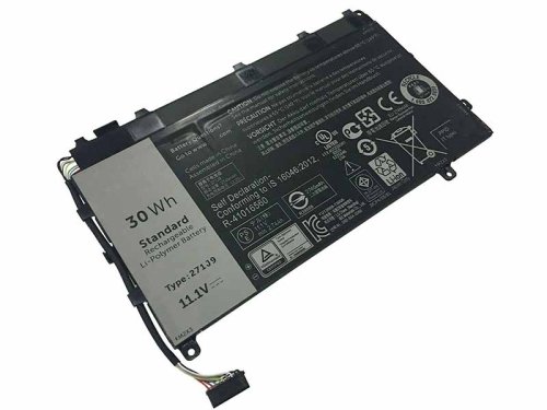 Original 2500mAh 30Wh 3-Cell Battery Dell GWV47 0GWV47