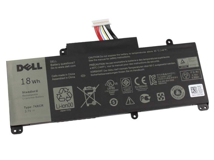 Original 18Wh Dell VXGP6 X1M2Y Battery - Click Image to Close