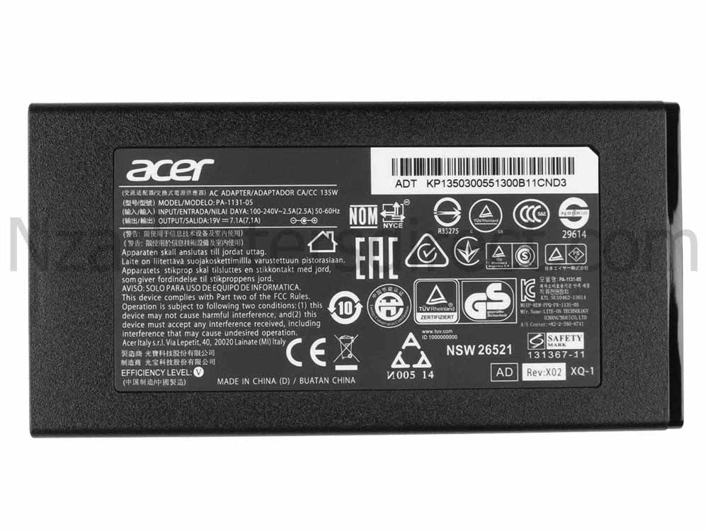 135W Acer Aspire 5 Pro A517-51GP-571W Adapter Charger + Free Cord