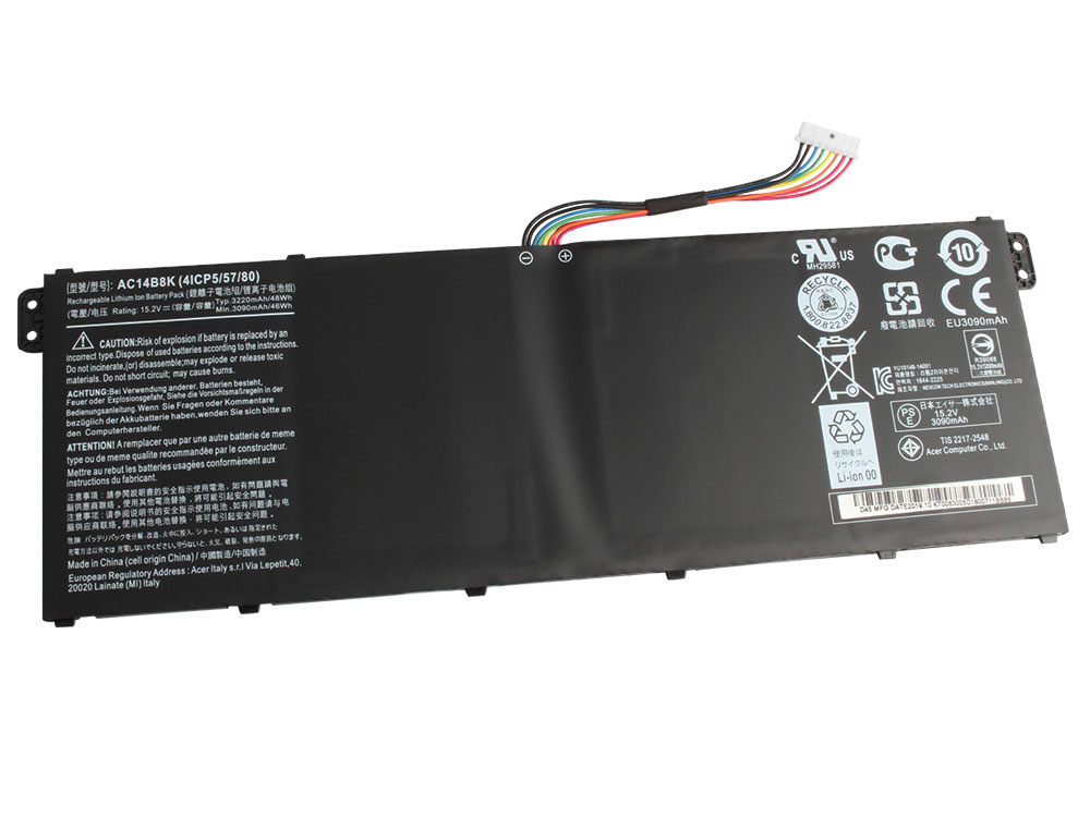 3220mAh 48Wh 4-Cell Battery for Acer Aspire R14 R5-431T-P8DB