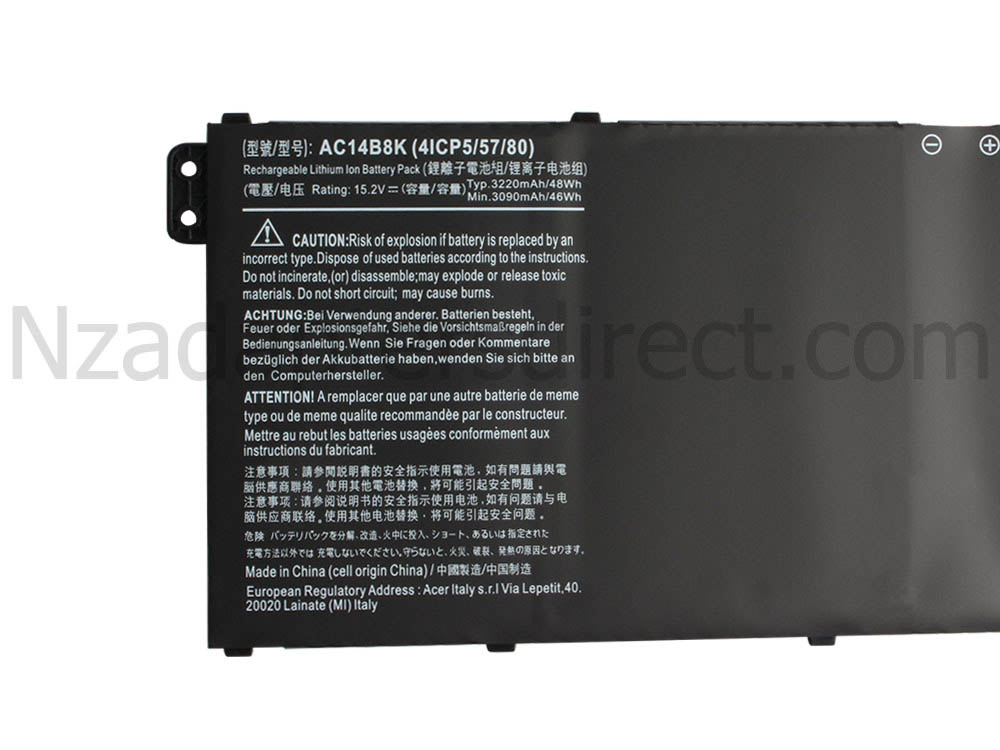 3220mAh 48Wh 4-Cell Battery for Acer Aspire R14 R5-431T-P8DB