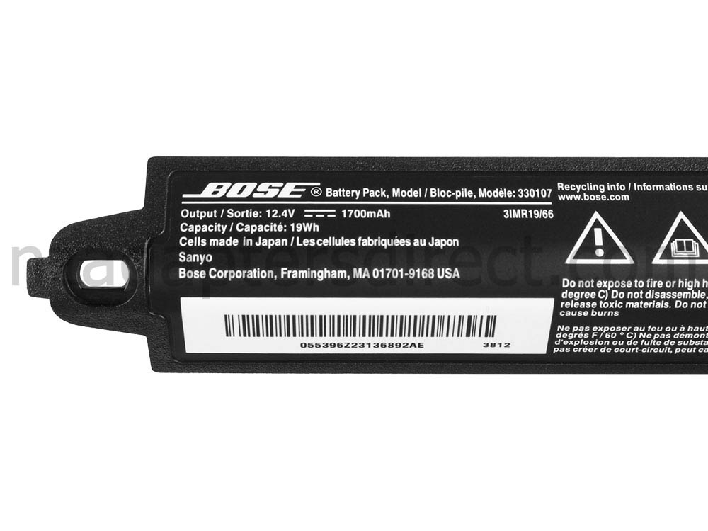 Original 2100mAh 23Wh Battery Bose 359495