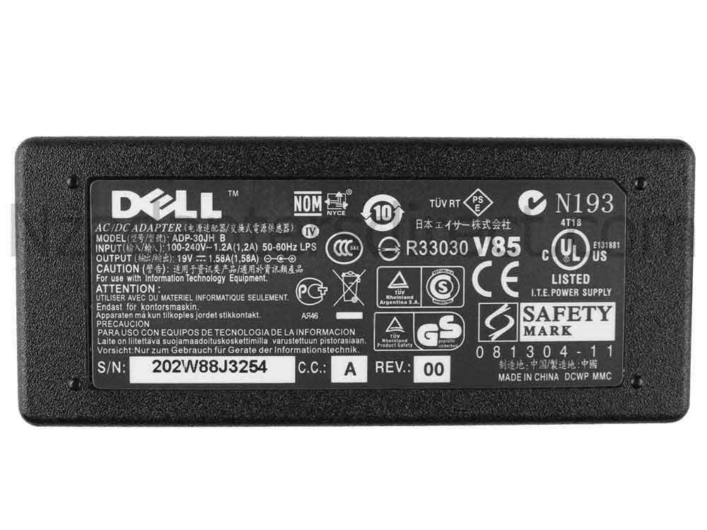 30W Dell Inspiron Mini iM1018-2628OBK Adapter Charger + Free Cord