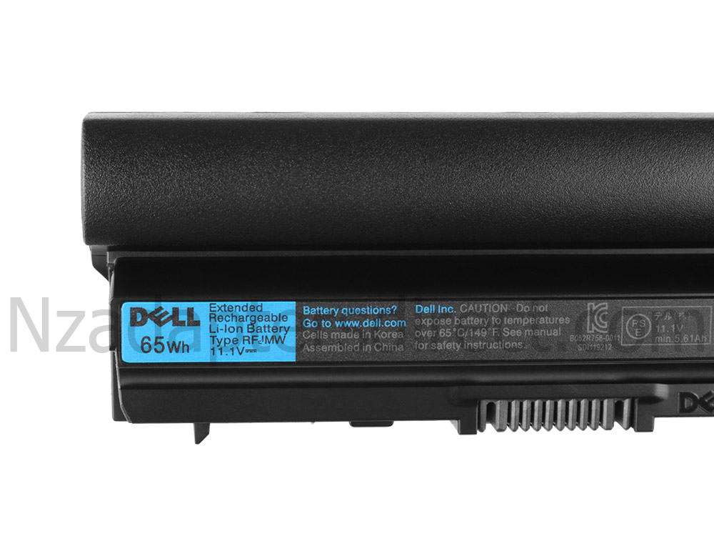 65Whr 6-Cell Battery Dell F7W7V