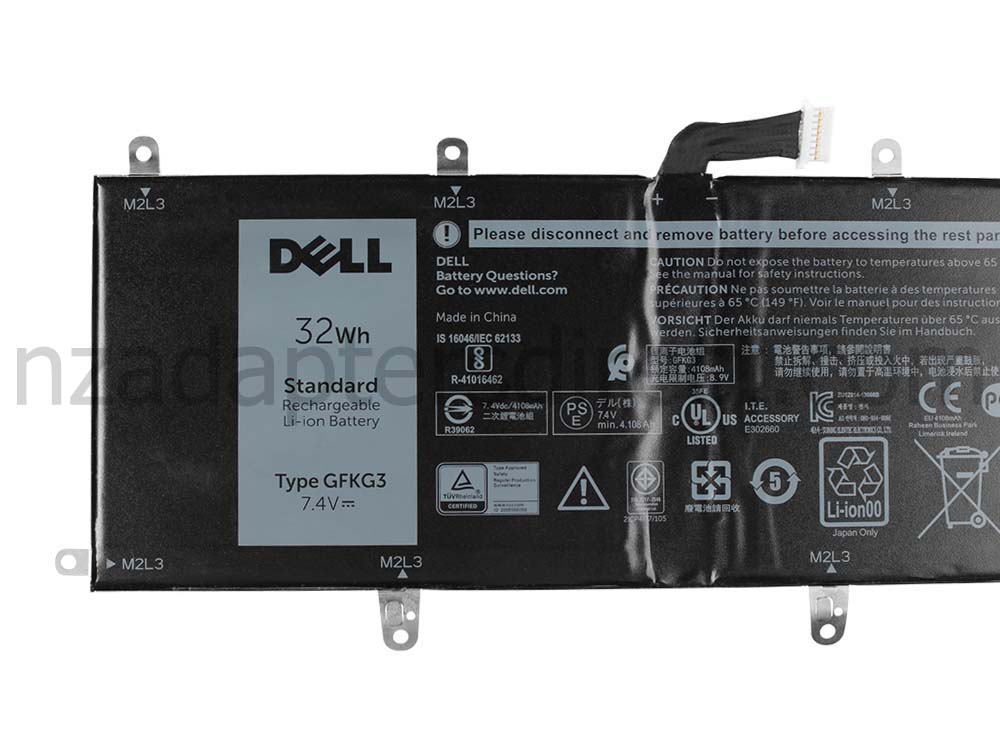 Original 32Wh 2-Cell Dell Venue 10 Pro 5056 Battery