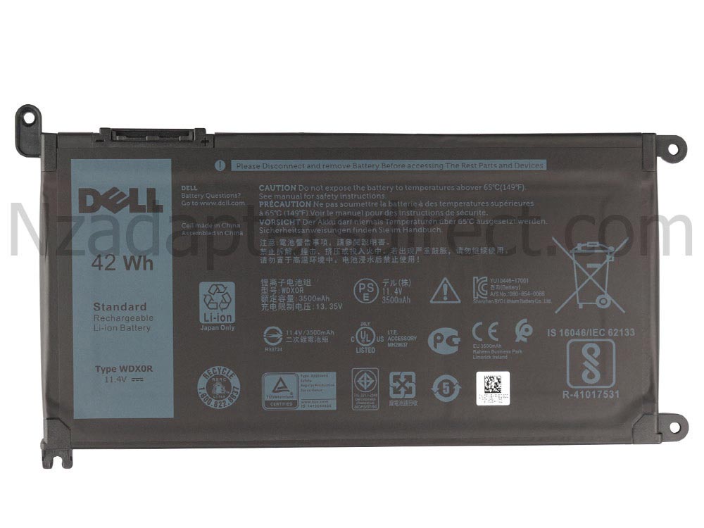 3500mAh 42Wh 3-Cell Dell Inspiron 15 5582 2-in-1 P78F P78F001 Battery