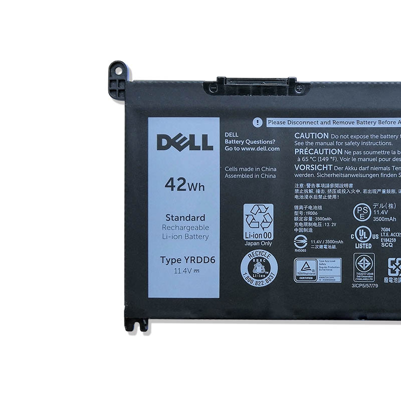 Original 3500mAh 42Wh 3-Cell Dell 01VX1H YRDD6 Battery