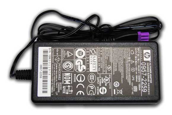 Original 50W HP DeskJet 3940 Printer Adapter Charger + Free Cord - Click Image to Close