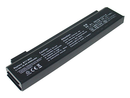 4400mAh 6-Cell MSI L720 Battery