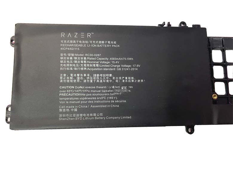 4583mAh Battery for Razer Blade Pro 17 (2019) RZ09-03146