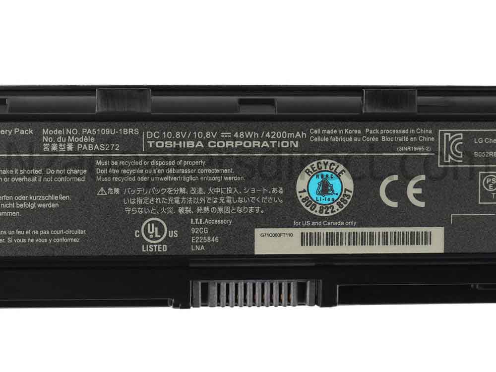 4400mAh 48Wh Battery Toshiba Satellite C70-BST2NX1