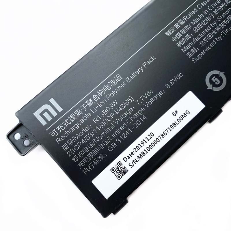 Original 5200mAh 40Wh 4-Cell Battery for Xiaomi R13B03W